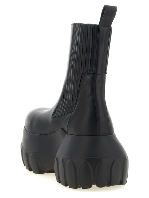 Rick Owens Beatle Mega Tractor Ankle Boots