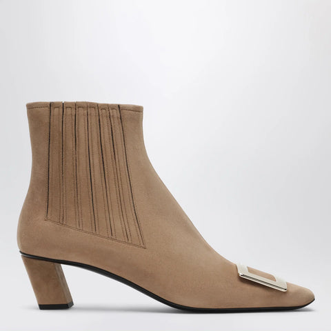 ROGER VIVIER Belle Vivier suede ankle boots