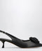ROGER VIVIER Rose Vivier Slingback Pumps in Black Leather