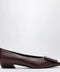 ROGER VIVIER Gommettine ballerina in mosto-coloured leather