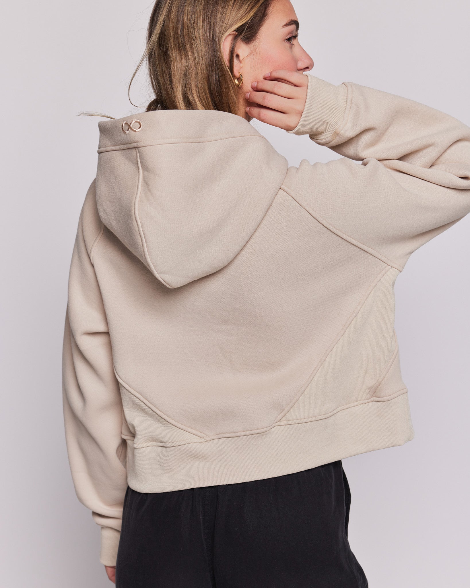 Effortless Fleece Full Zip Hoodie-rebody-Black-XS/S-Urbanheer