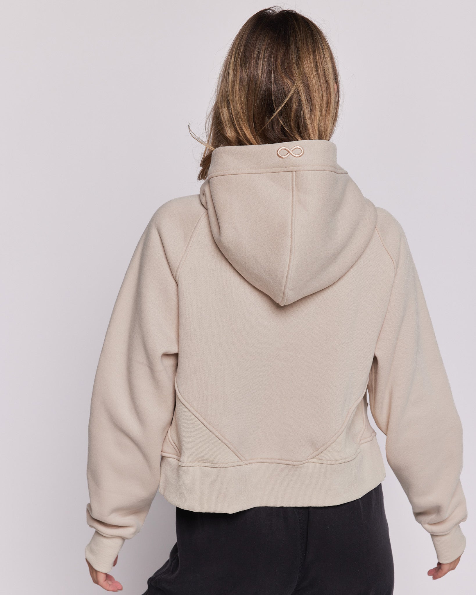 Effortless Fleece Full Zip Hoodie-rebody-Black-XS/S-Urbanheer