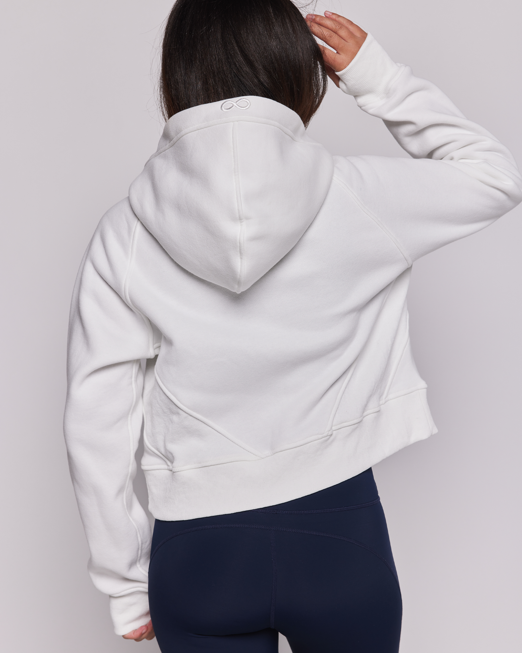 Effortless Fleece Full Zip Hoodie-rebody-Black-XS/S-Urbanheer