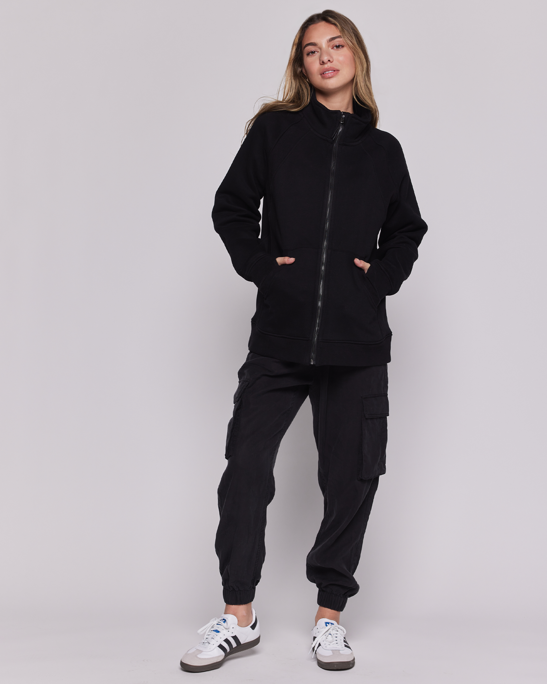 Effortless Fleece Oversized Jacket-rebody-Smoke-XS/S-Urbanheer