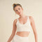 Racerback Bra And Shorts Set Cream-Set-Kimberly C-S-Urbanheer