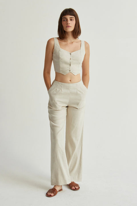 Rachael Front Pleat Trousers