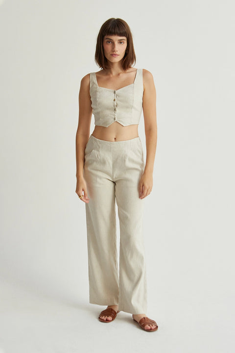 Rachael Front Pleat Trousers