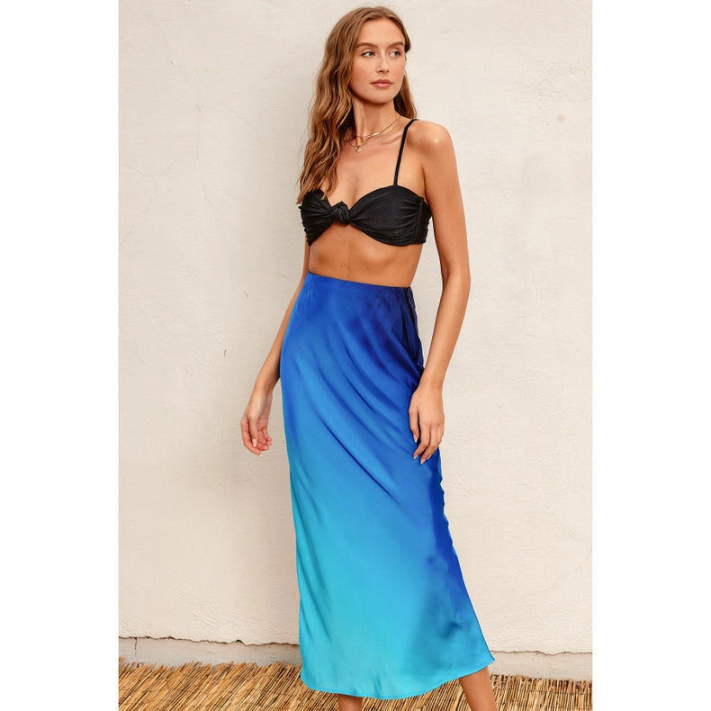 Radiance Ombre Pull On Maxi Skirt OCEAN BREEZE-Skirt-Dress Forum-S-OCEAN BREEZE-Urbanheer