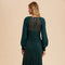 Raglan Vintage Lace Paneled Dress EVERGREEN-Dress-In Loom-S-Urbanheer