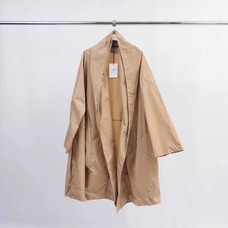 Raincoat-Raincoat-Cecile Wang-Taupe-One size-Urbanheer