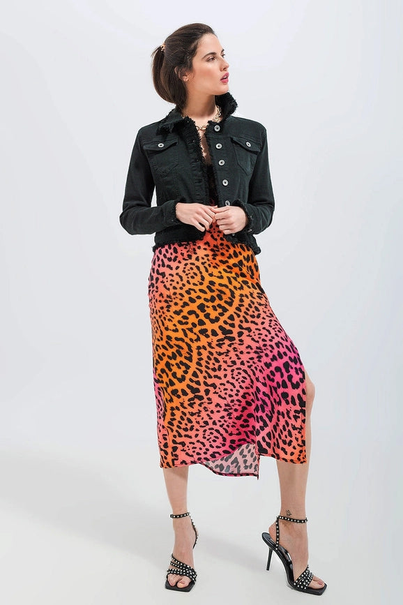 Raw Edge Black Denim Jacket-Jacket-Q2-S-Black-Urbanheer