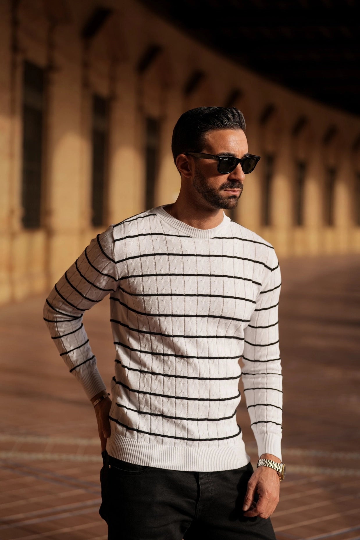 Rayas White & Black.-Clothing - Men-Donato-S-Urbanheer