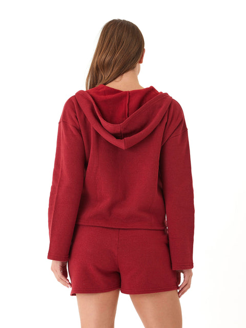 Raychelle Triblend Fleece Pocket Hoodie