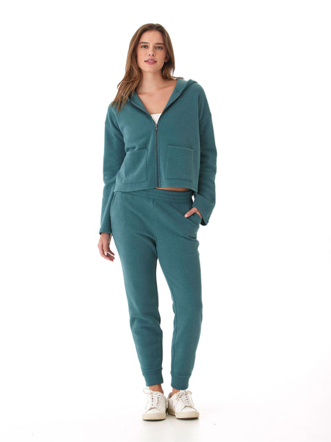 Raychelle Triblend Fleece Pocket Hoodie