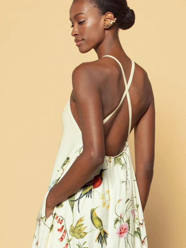 Rebirth Flowing Long Dress-Dress-Greenkiss-L-Urbanheer