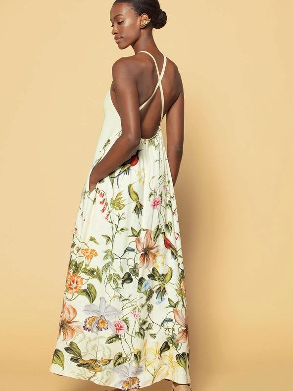 Rebirth Flowing Long Dress-Dress-Greenkiss-L-Urbanheer