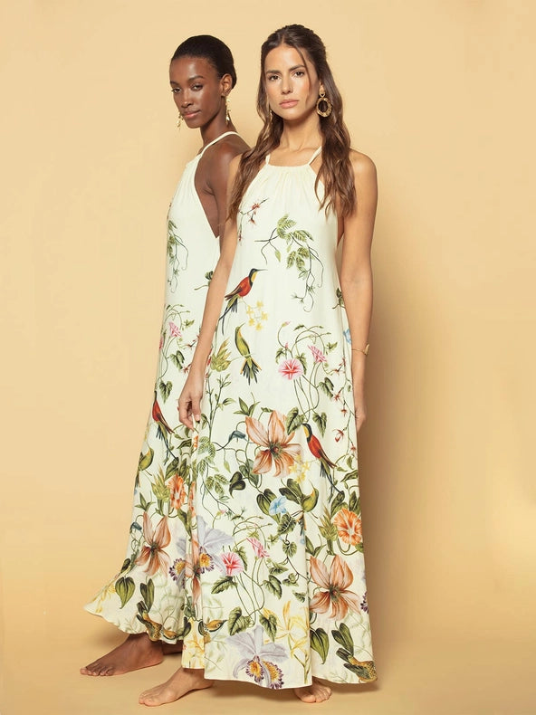 Rebirth Flowing Long Dress-Dress-Greenkiss-L-Urbanheer