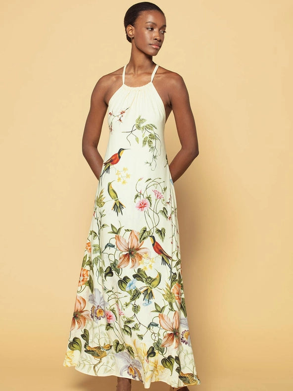 Rebirth Flowing Long Dress-Dress-Greenkiss-L-Urbanheer