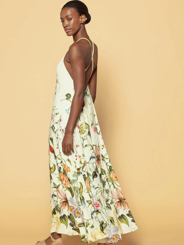 Rebirth Flowing Long Dress-Dress-Greenkiss-L-Urbanheer