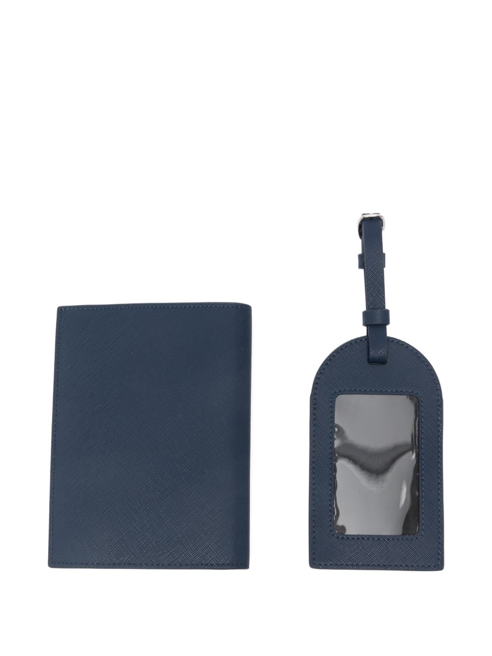 Recycled Saffiano Leather Travel Passport Holder Set