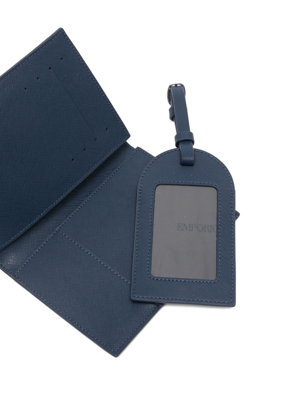 Recycled Saffiano Leather Travel Passport Holder Set