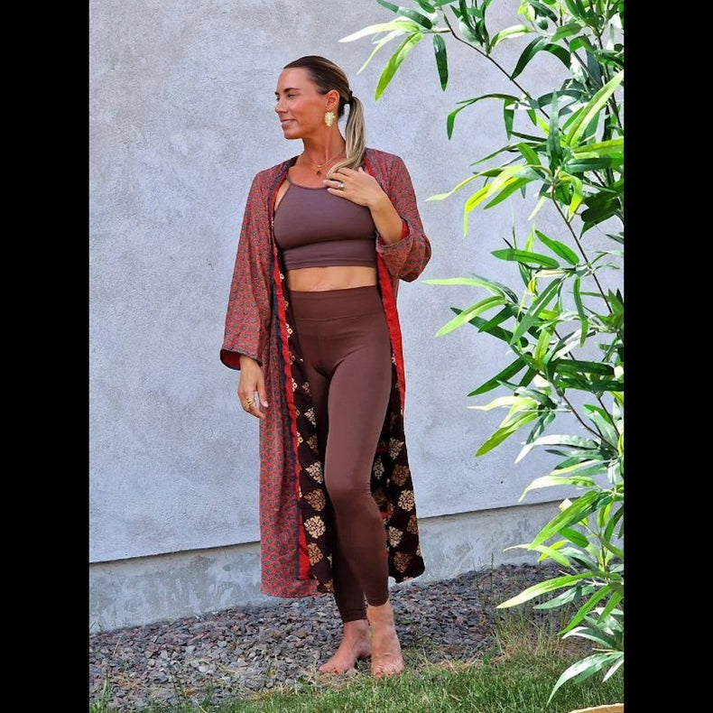 Recycled Yoga Leggings “Nutmeg”-Leggings-Soul Factory-XS-Urbanheer