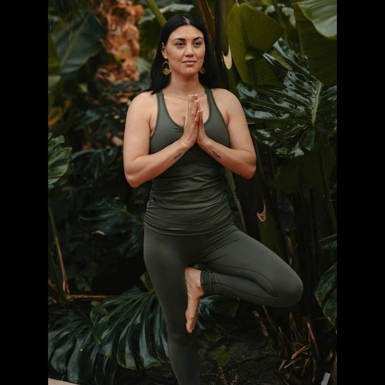 Recycled Yoga Leggings “Thyme”-Leggings-Soul Factory-XS-Urbanheer