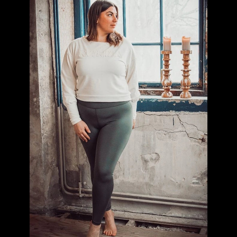 Recycled Yoga Leggings “Thyme”-Leggings-Soul Factory-XS-Urbanheer