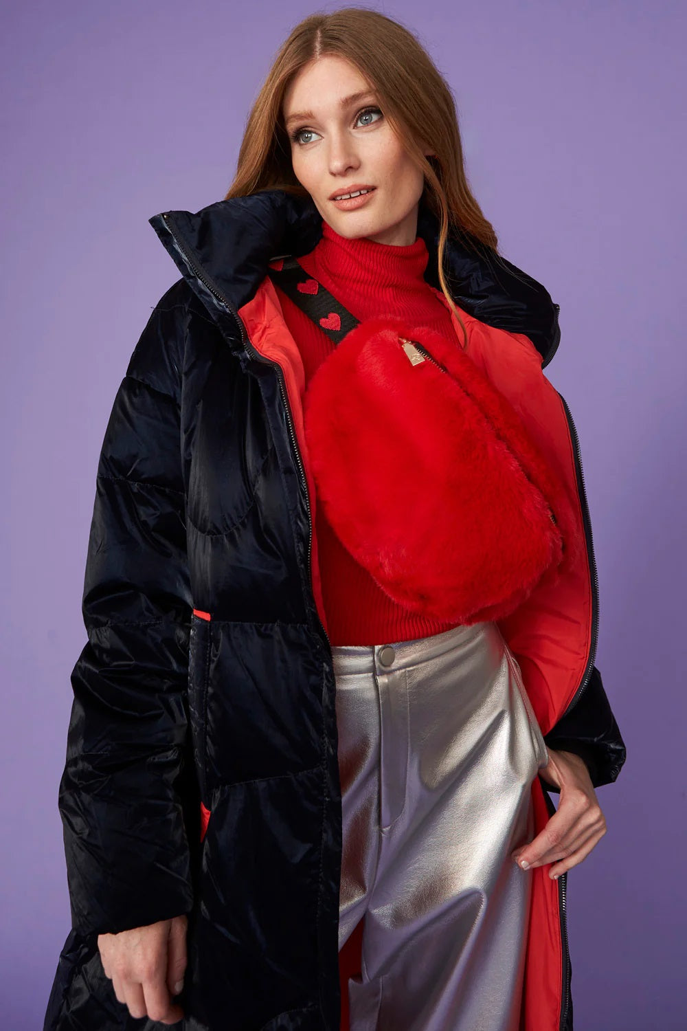 Red Faux Fur Bum Bag-Bags-Buy Me Fur Ltd-One Size-Red-Faux Fur-Urbanheer