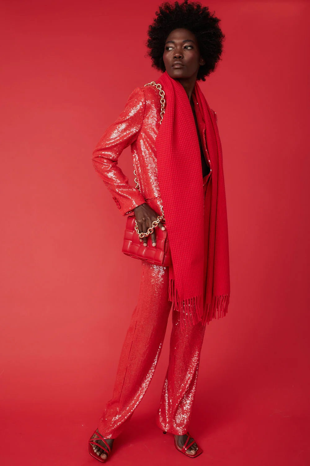 Red Vegan Leather Hand Made Millie Cross Body Bag-Bags-Buy Me Fur Ltd-One Size-Red-Faux Leather-Urbanheer