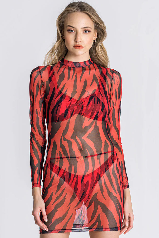 Red Zanzibar Dress-Gianni Kavanagh-XS-Urbanheer