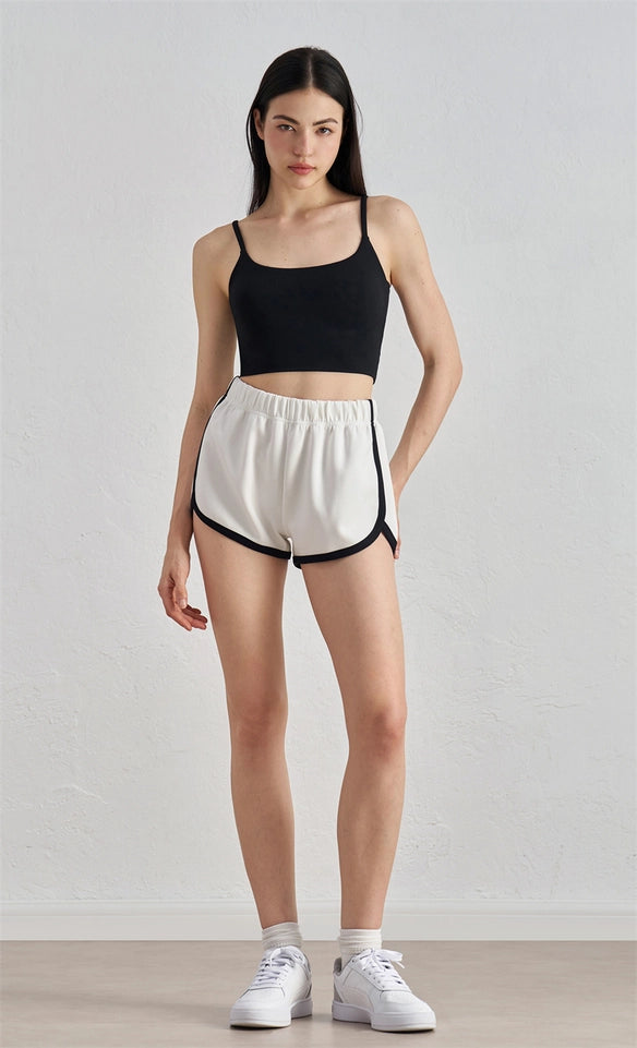Regan Color Contrast Running Short White-Short-91thelabel-S-White-Urbanheer