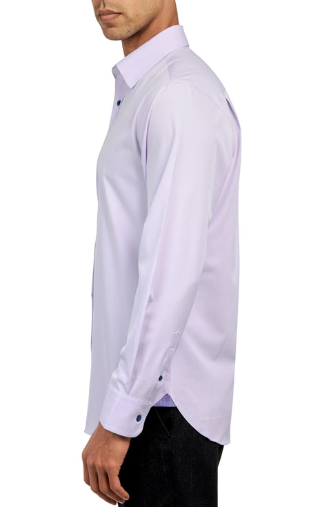 Regular Fit Solid 4-WAY Stretch Dress Shirt