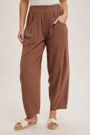 Relaxed Barrel Pants COCO-Pants-Peace Love Line-S-COCO-Urbanheer