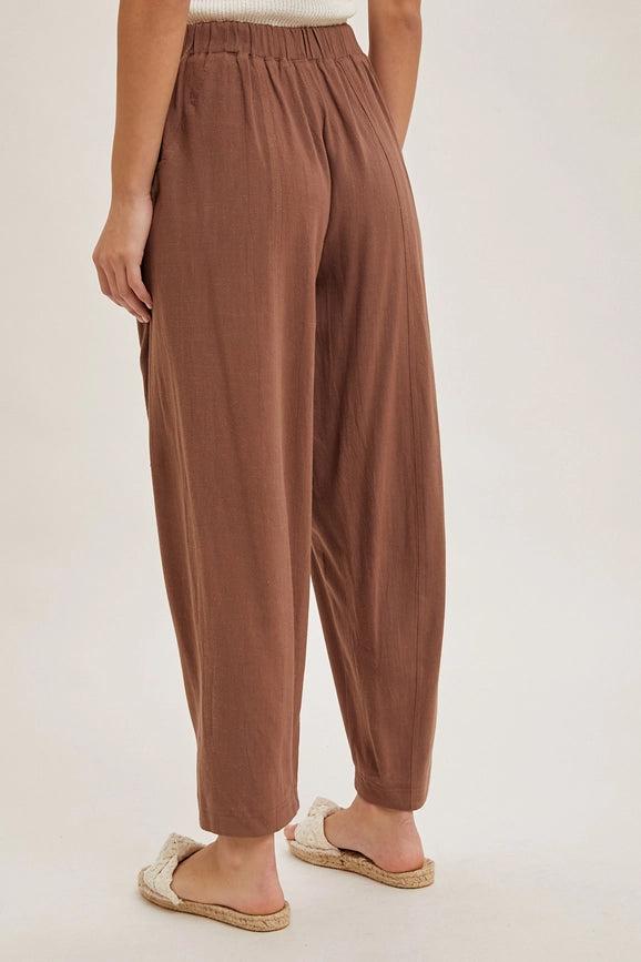 Relaxed Barrel Pants COCO-Pants-Peace Love Line-S-COCO-Urbanheer