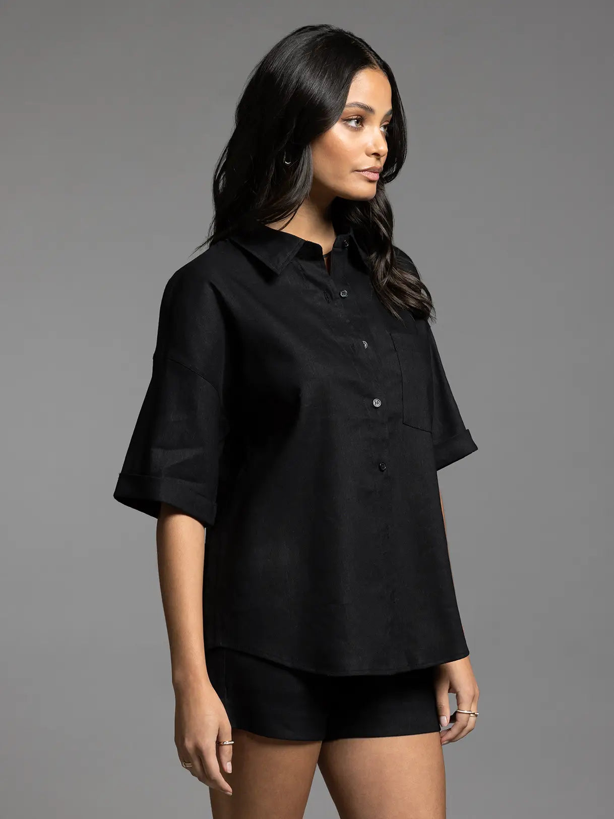 Relaxed Button-Down Shirt