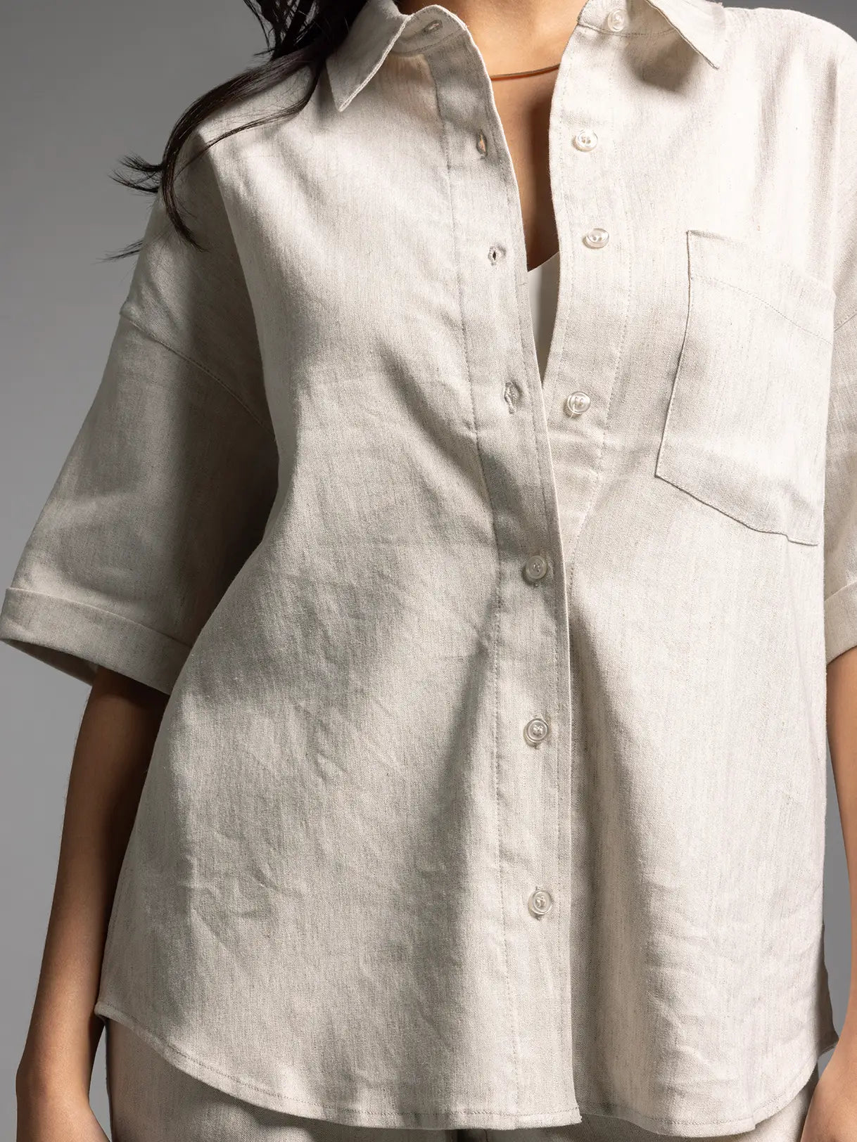 Relaxed Button-Down Shirt
