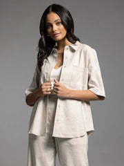 Relaxed Button-Down Shirt