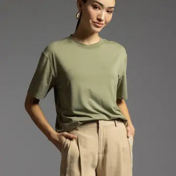 Relaxed Crew Neck Tee - Mallory Tee