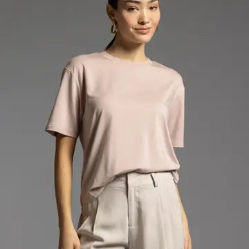 Relaxed Crew Neck Tee - Mallory Tee