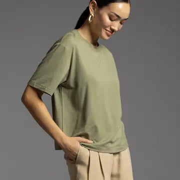 Relaxed Crew Neck Tee - Mallory Tee