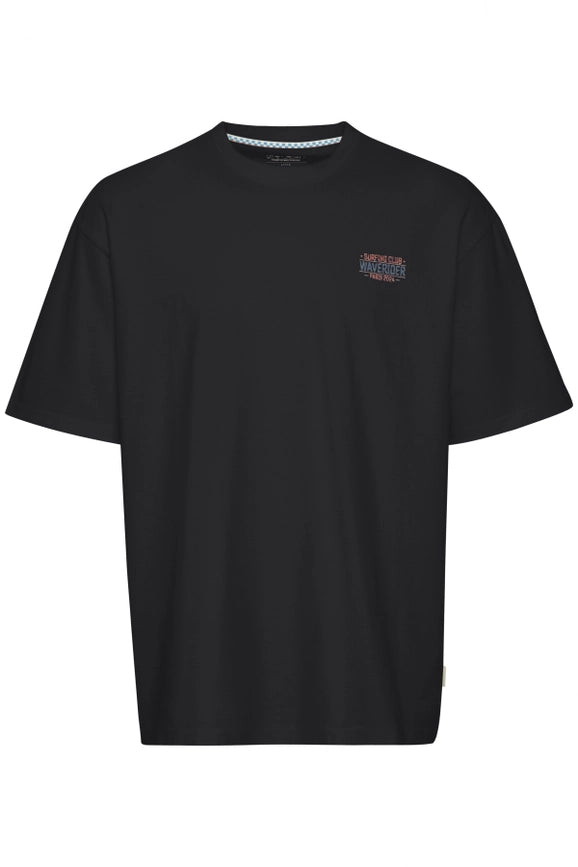 Relaxed Fit Paris 2024 Olympics Surfing Graphic Tee-Tee-Blend-S-Black-Urbanheer