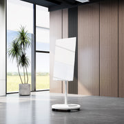 Removable Adjustable Height Tempered Glass Whiteboard, Magnetic Dry Erase Whiteboard, 36' x 24',-UH Decor-Default-Urbanheer