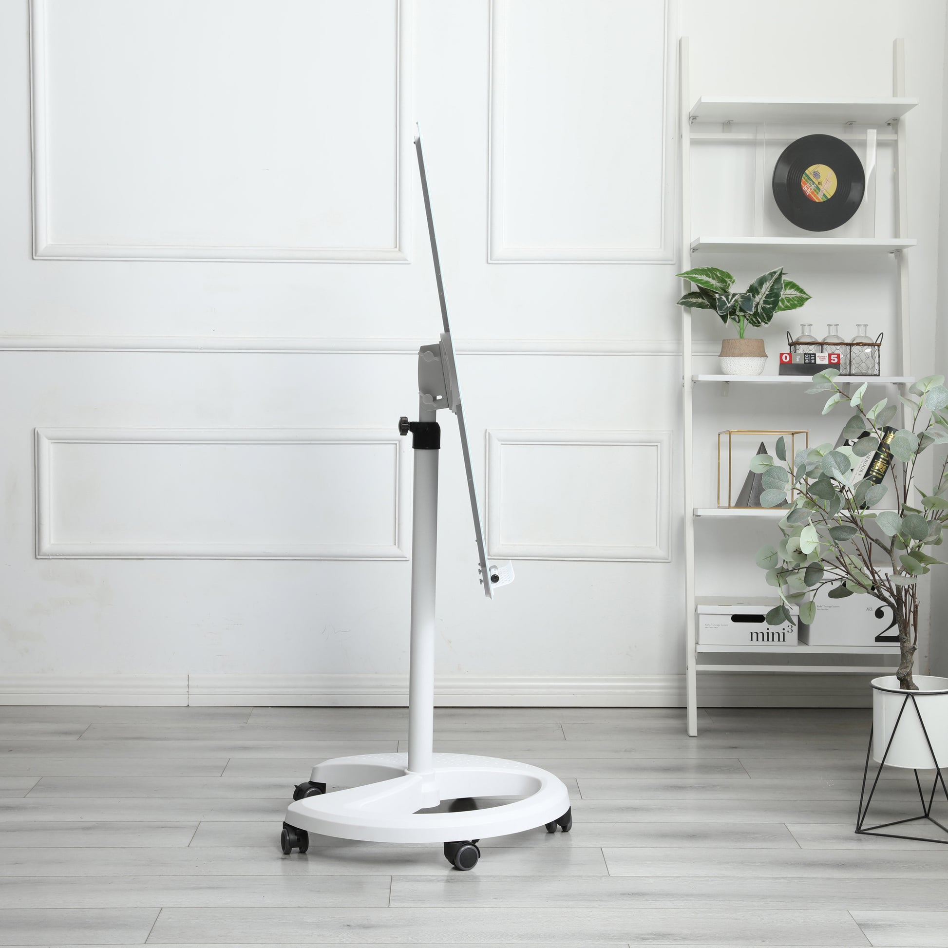 Removable Adjustable Height Tempered Glass Whiteboard, Magnetic Dry Erase Whiteboard, 36' x 24',-UH Decor-Default-Urbanheer