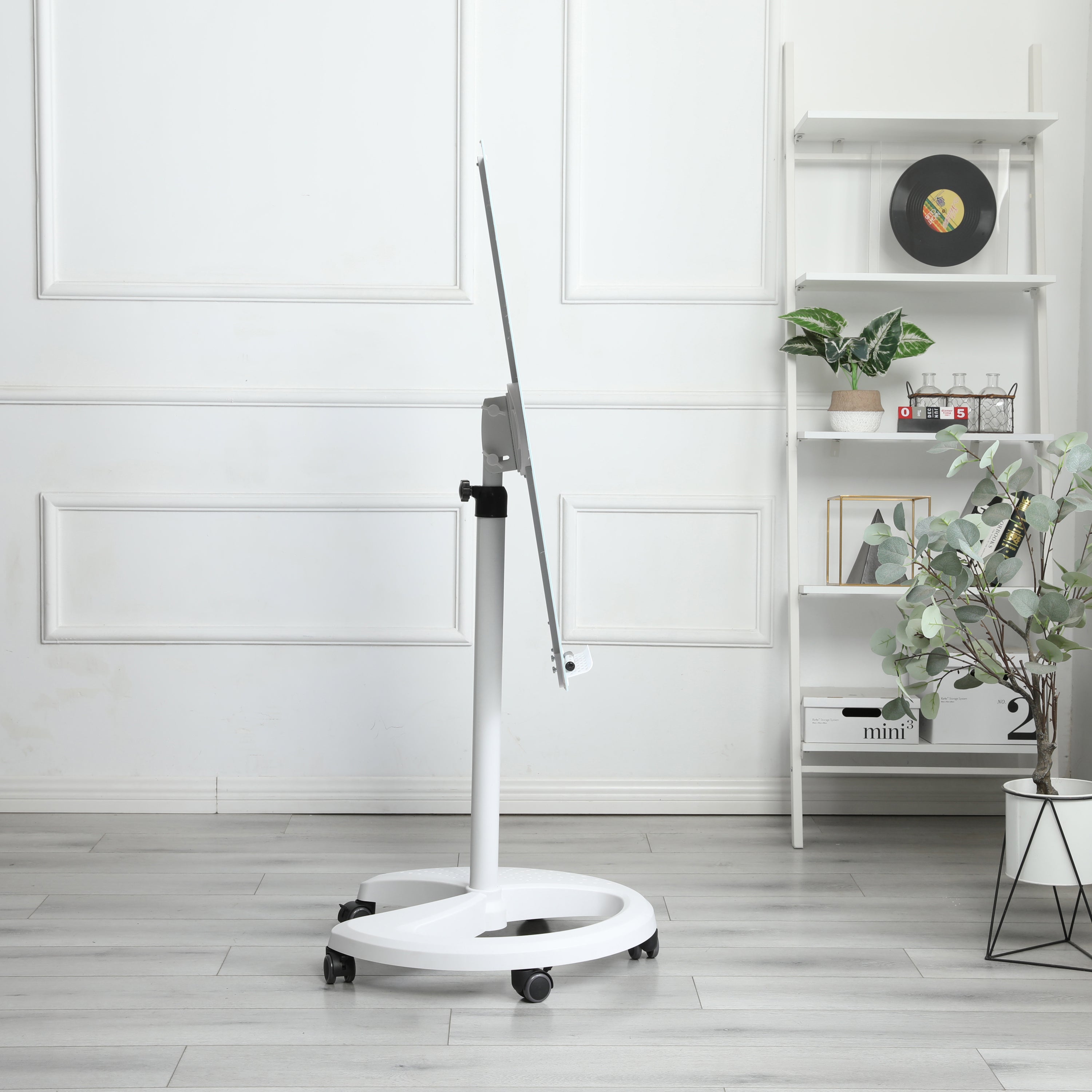 Removable Adjustable Height Tempered Glass Whiteboard, Magnetic Dry Erase Whiteboard, 36' x 24',-UH Decor-Default-Urbanheer