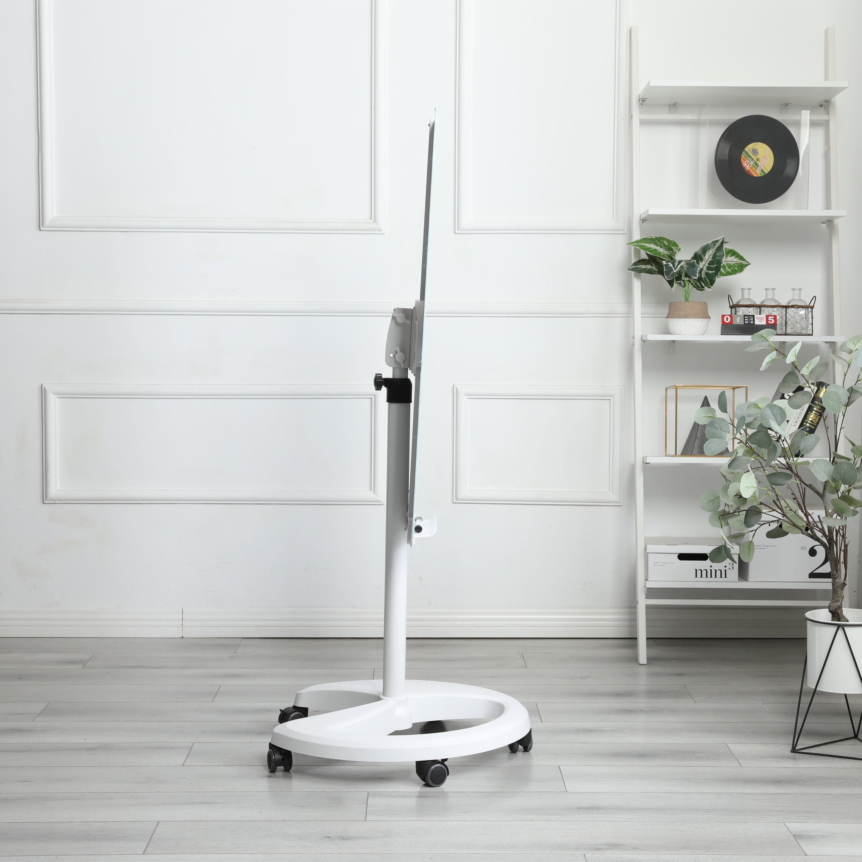 Removable Adjustable Height Tempered Glass Whiteboard, Magnetic Dry Erase Whiteboard, 36' x 24',-UH Decor-Default-Urbanheer