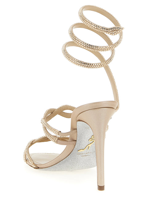 René Caovilla Braid Cleo Sandals