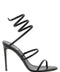René Caovilla Cleo Metallic Sandals