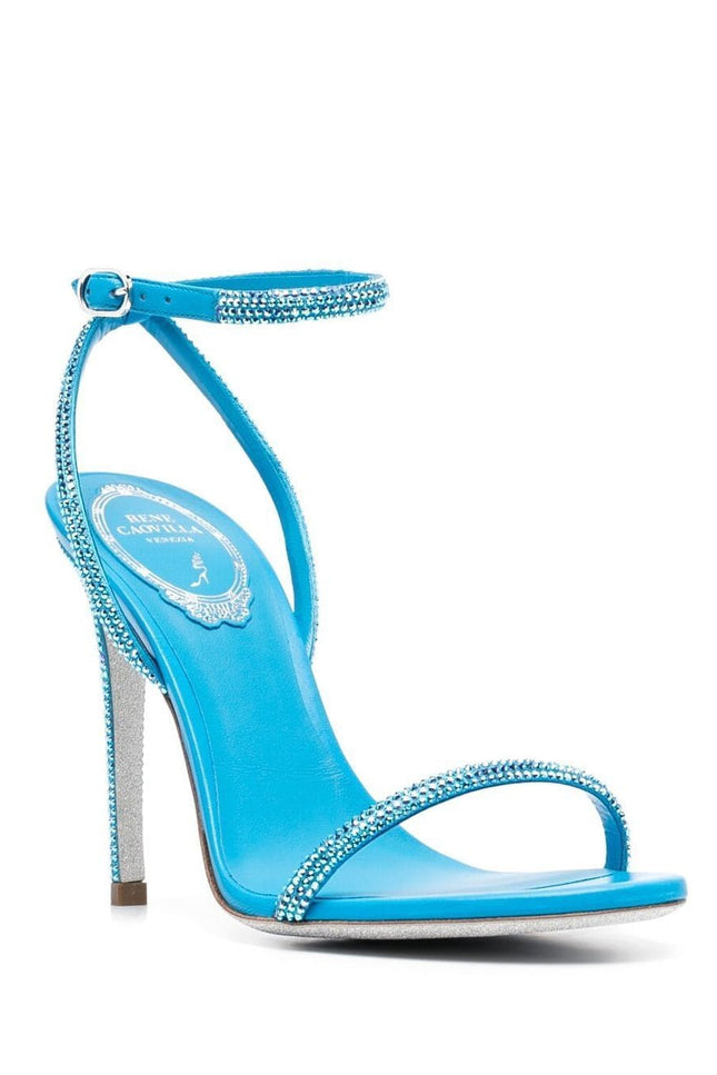 RENE' CAOVILLA Sandals Blue-women > shoes > sandals-Rene' Caovilla-41-Blue-Urbanheer
