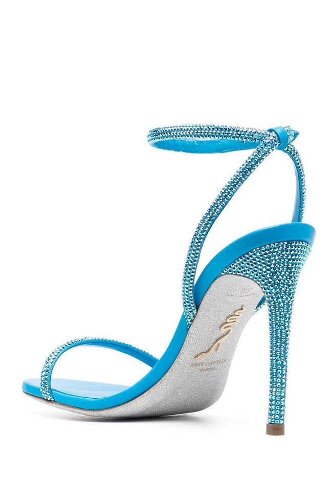 RENE' CAOVILLA Sandals Blue-women > shoes > sandals-Rene' Caovilla-41-Blue-Urbanheer